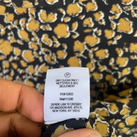 Derek‎ Lam 10 Crosby Silk Dress Alexis Rose - Picture 8 of 11